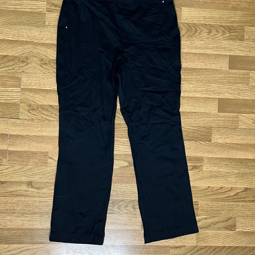 INC International Concepts Womens Pants Curvy Mid Rise Black Size Extra Large NW